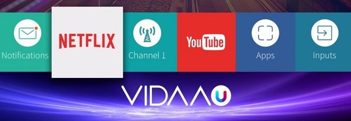 Hisense H55A6100 operační systém Vidaa U